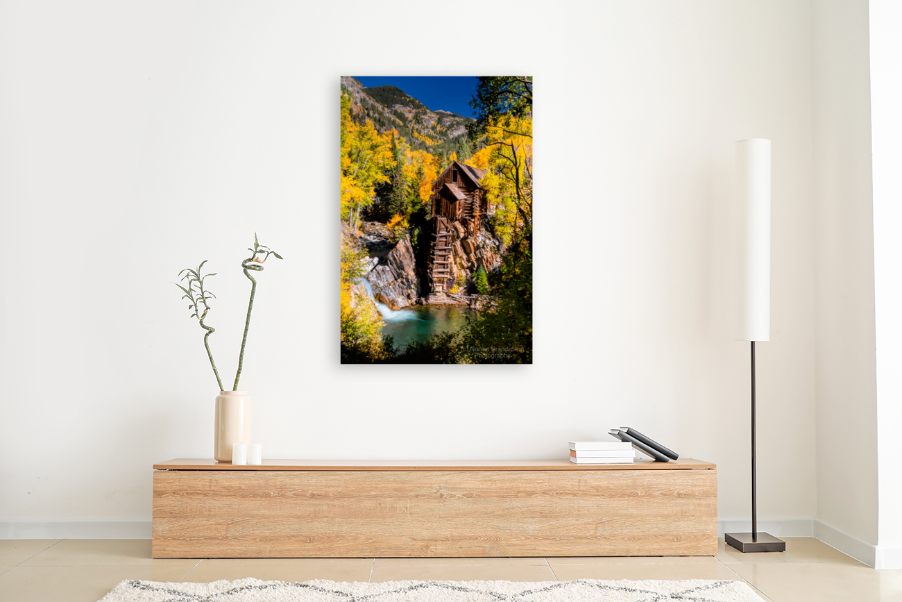 Autumn at the Crystal Mill Art