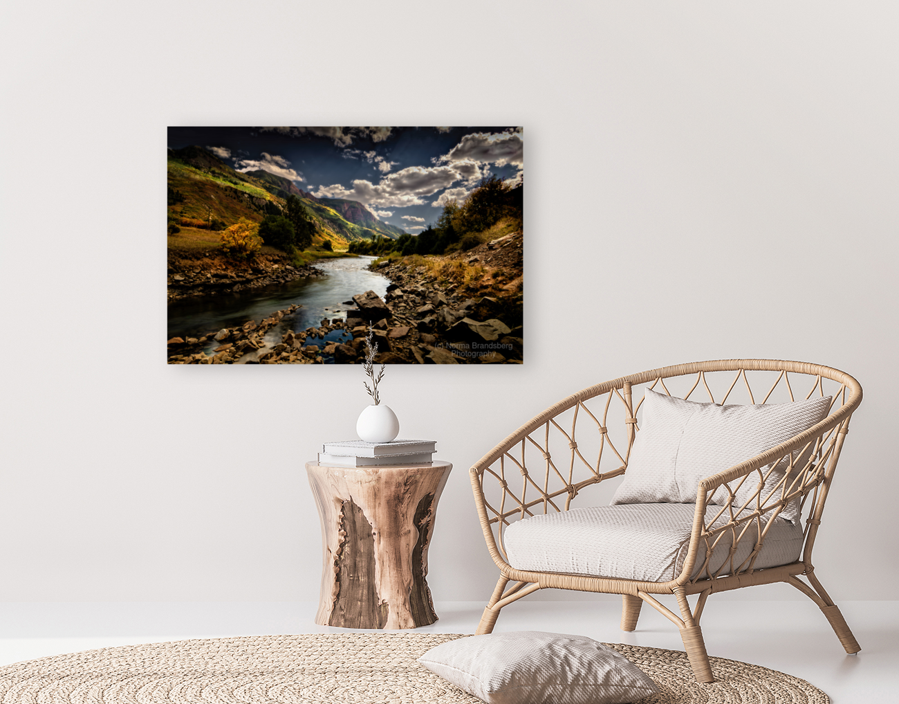 Colorado Crystal River in Autumn Art