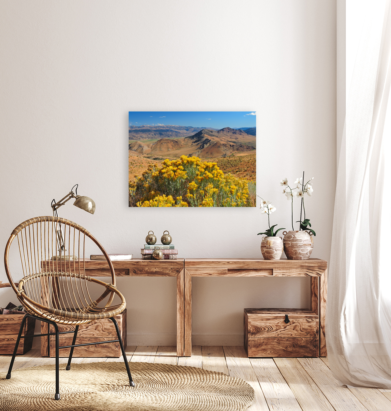 The Straw Flower Bouquet in the Tahoe Desert Art