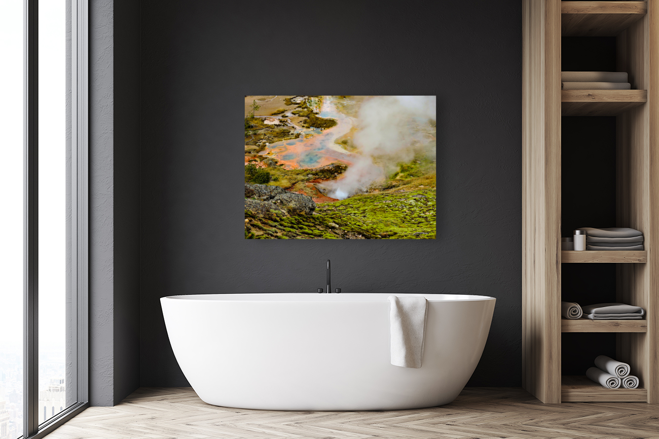Yellowstone Hot Springs Fumaroles Art