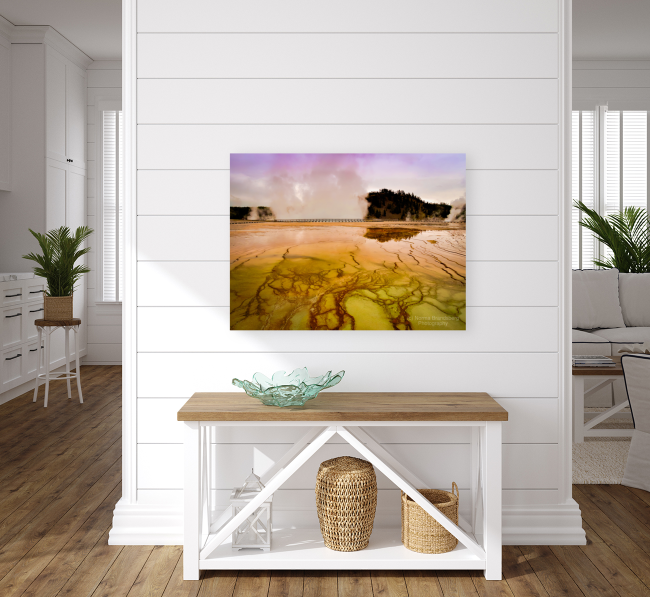 Grand Prismatic Spring A Kaleidoscope in Yellowstone Art