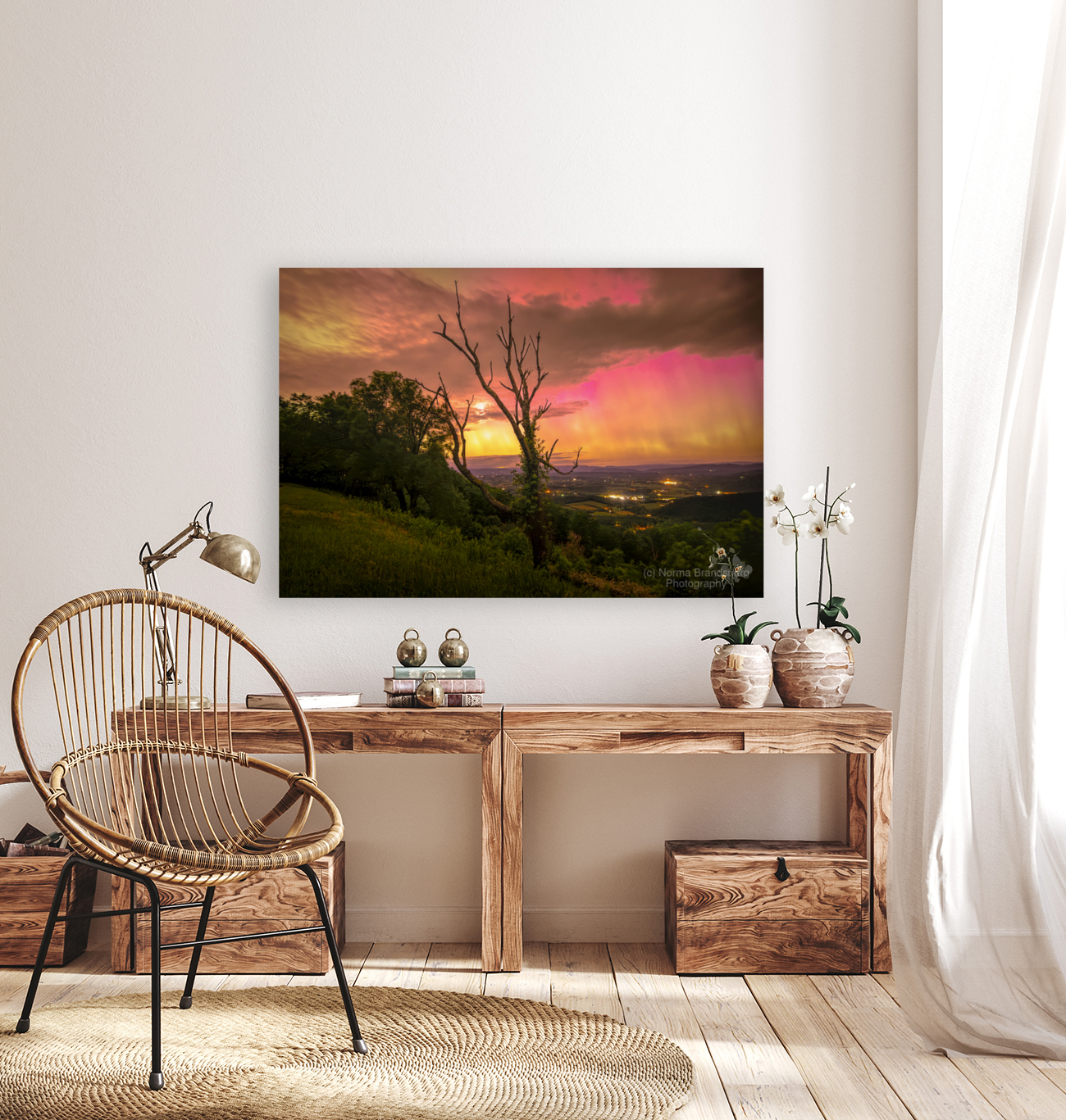 Blue Ridge Parkway Mills Gap Aurora Art