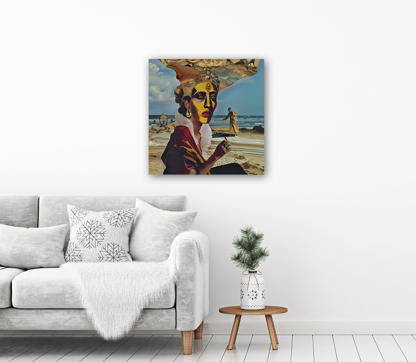 Creative Fusion: Surreal Wall Art Print in Acrylic - Captivating Home Decor by Design Delight - Unique Artistry Art