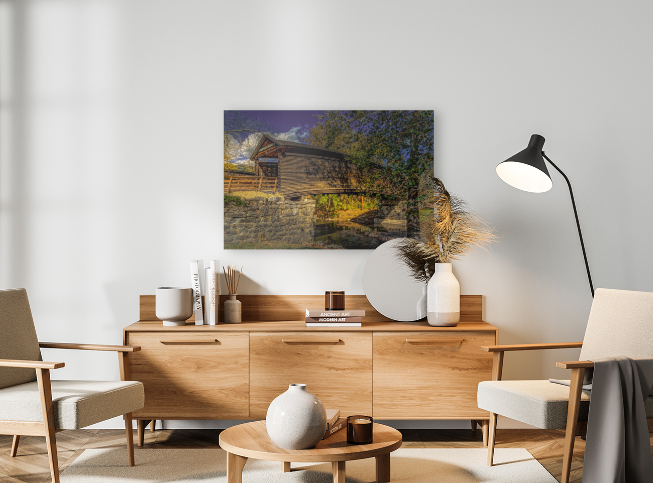 Covington Virginia Humpback Bridge Art