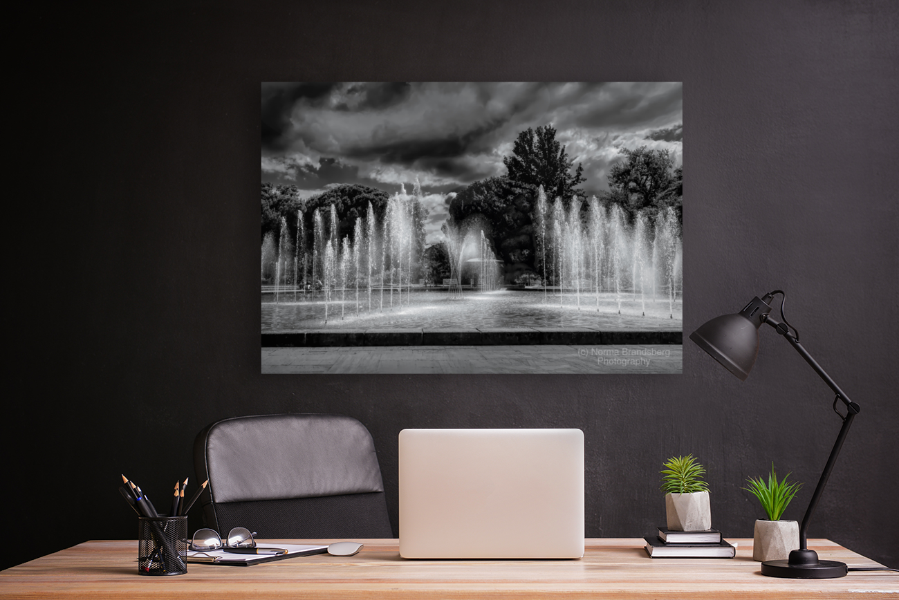 Frankfurt Botanical and Palmengarten Fountains Art