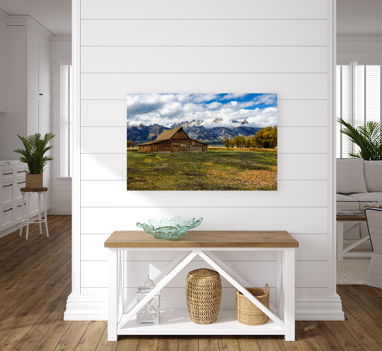 Grand Teton Moulton Mormon Barn Art