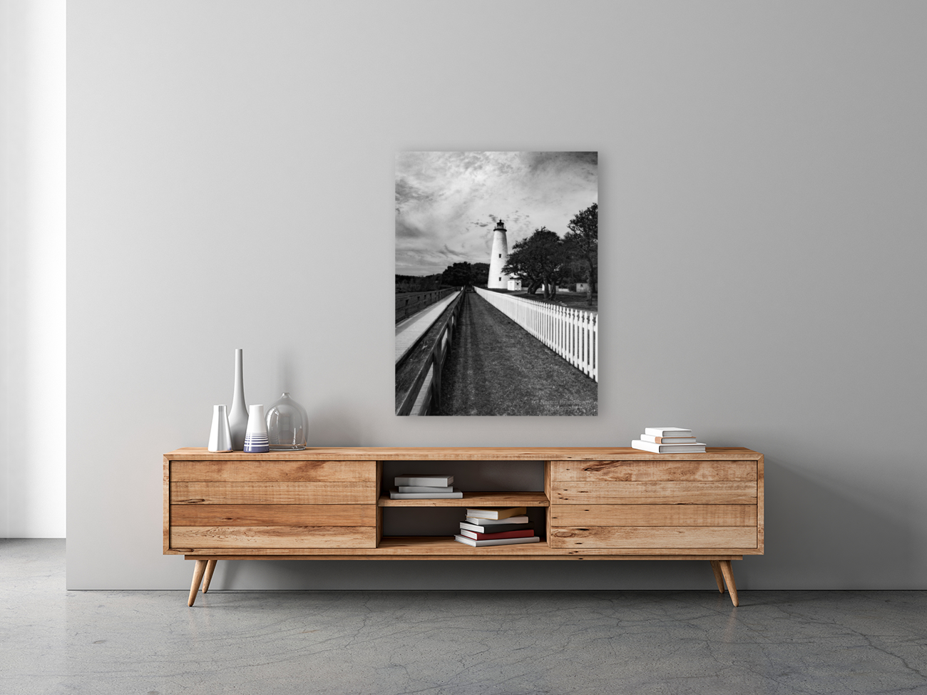 North Carolina Ocracoke Lighthouse Art