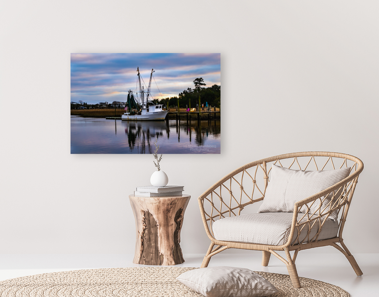 McClellanville South Carolina Shrimper Art