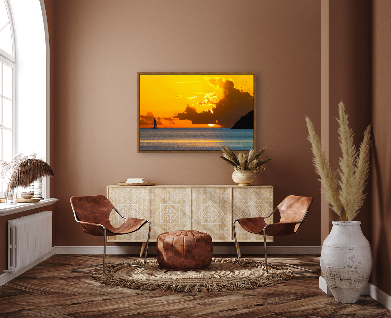 sailing into the sunset Art