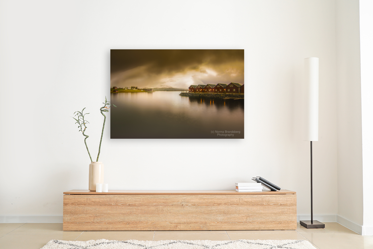 Lofoten Tind Moskenes Rorbuer Art