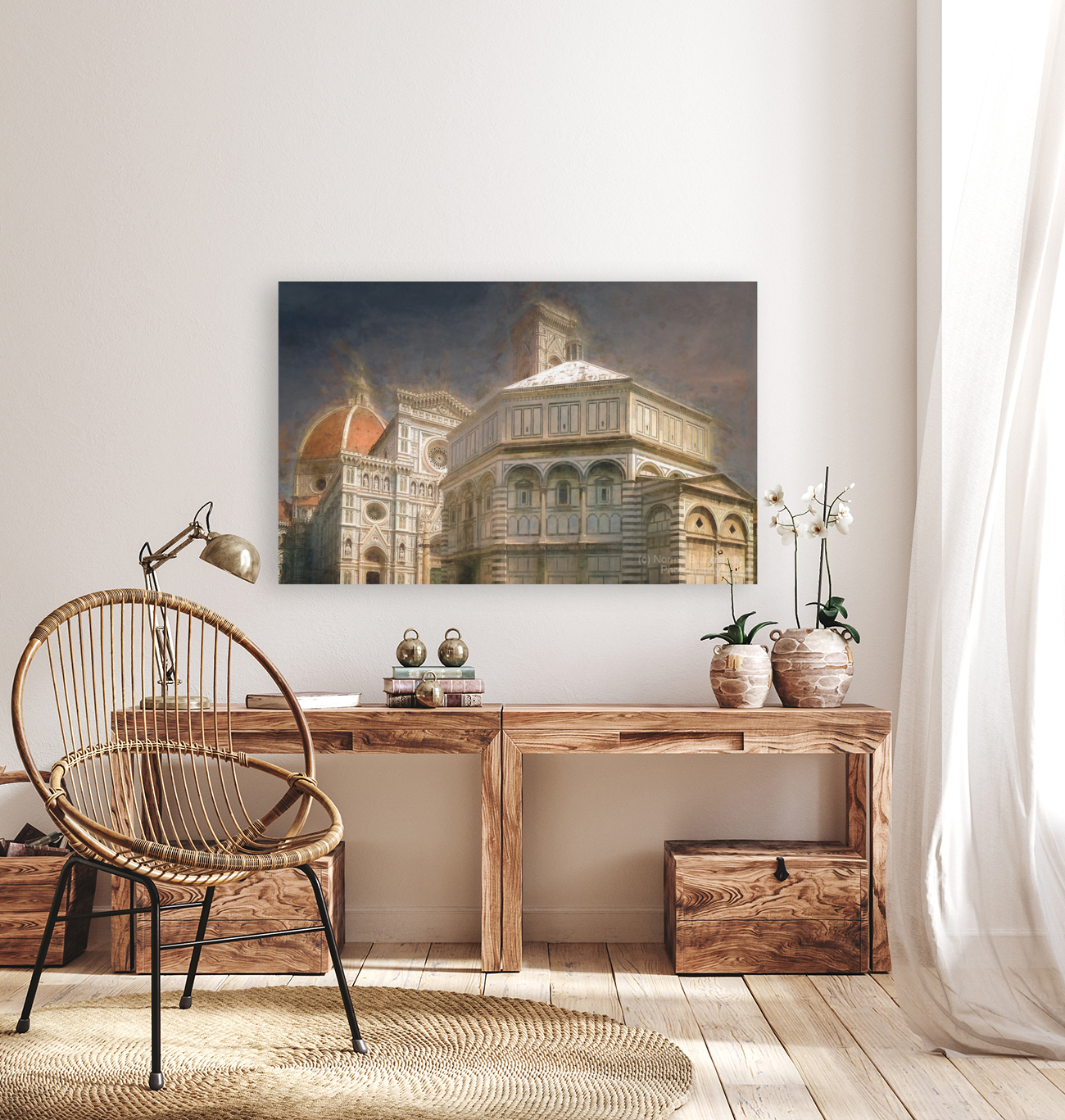 Florence Italy Piazza del Duomo Art