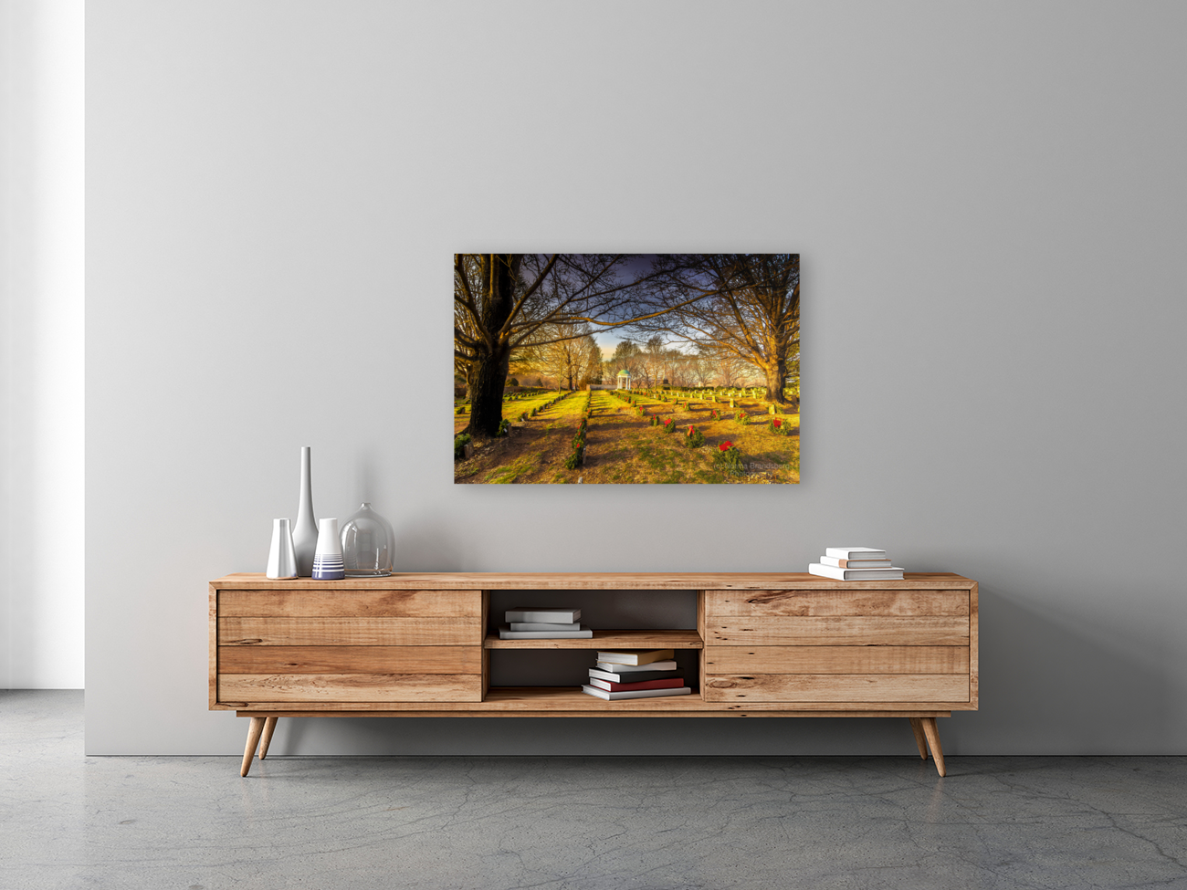 Old City Civil War Cemetery Christmas Wreaths Art