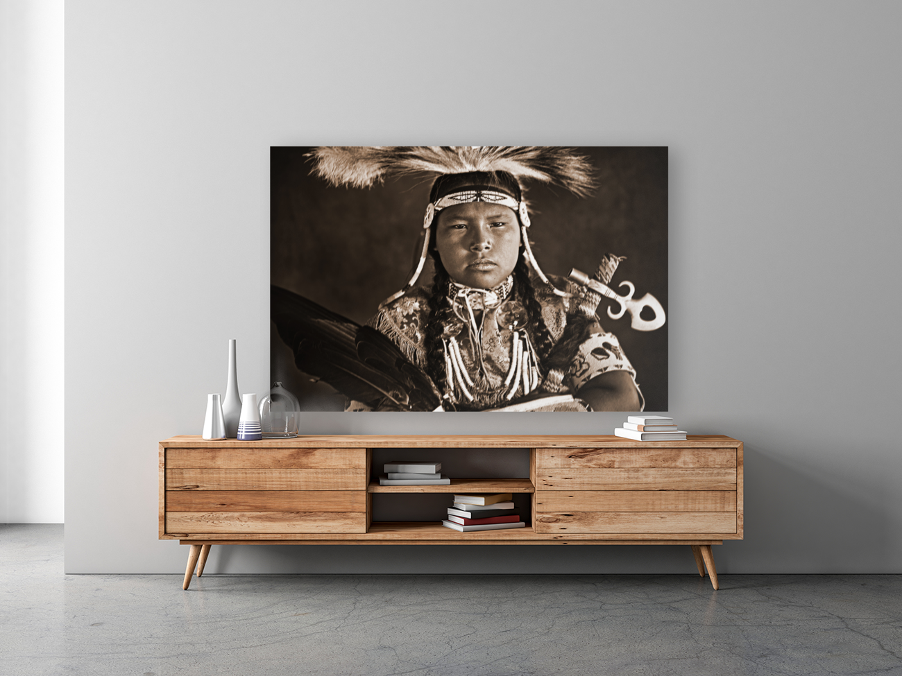Serious Young Warrior Art