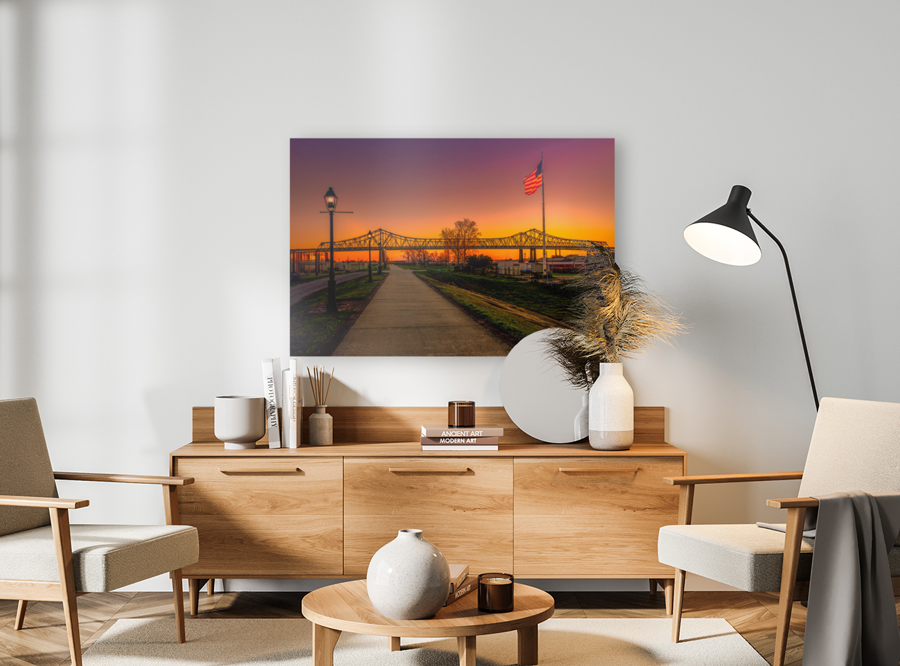 New Orleans Algiers Point Levee Art