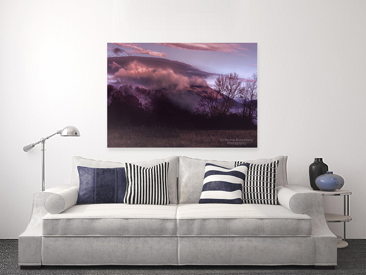 Blue Ridge Mountains Daybreak Art