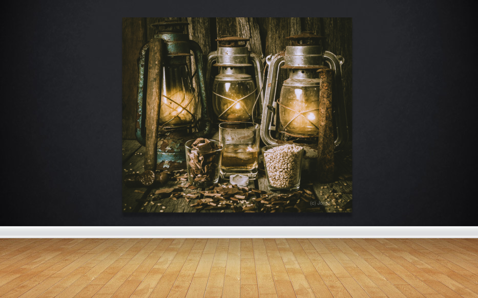 Wood and grain Art
