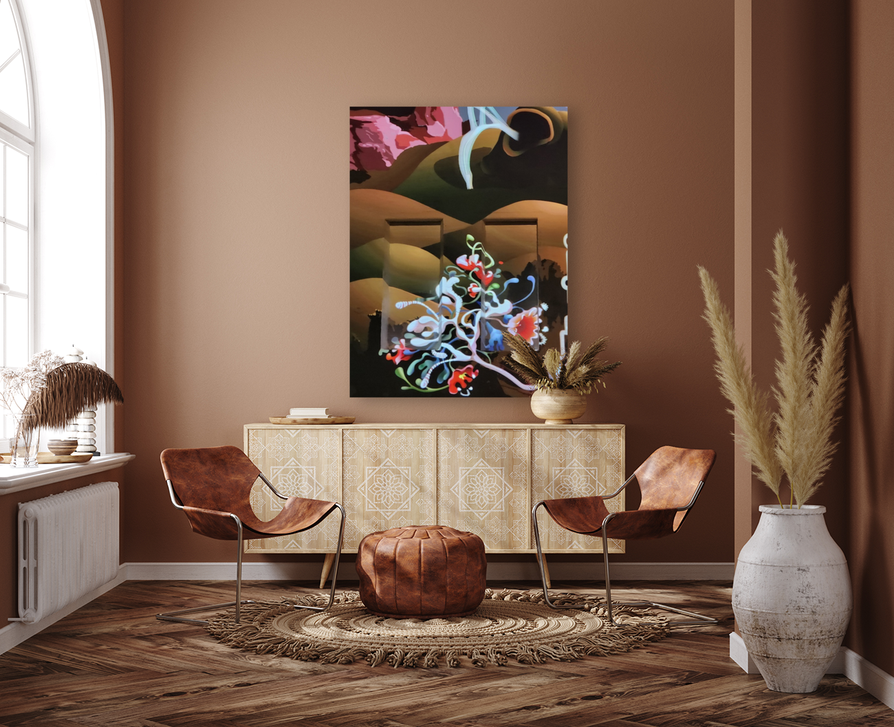 Flowing shapes Art