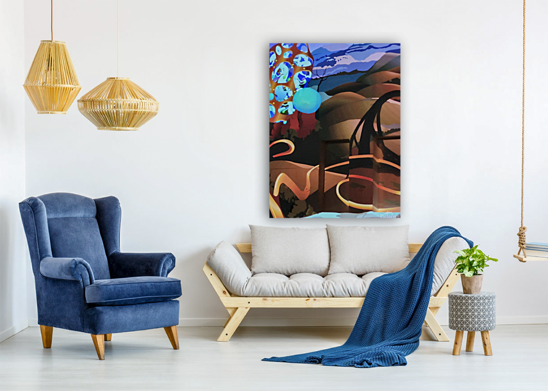 Abstract shapes Art