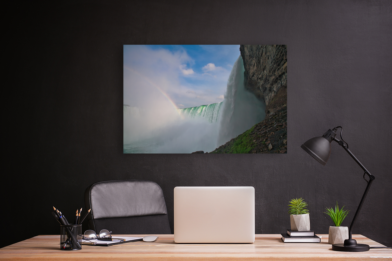Niagara Rainbow Wide Angle Art