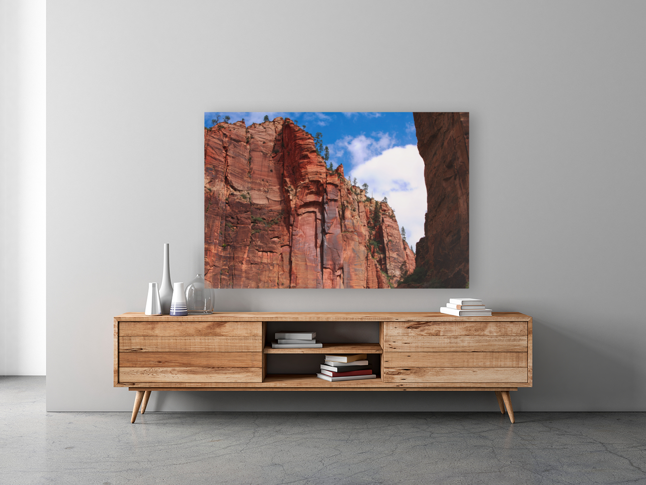 Cliffs in Zion Art