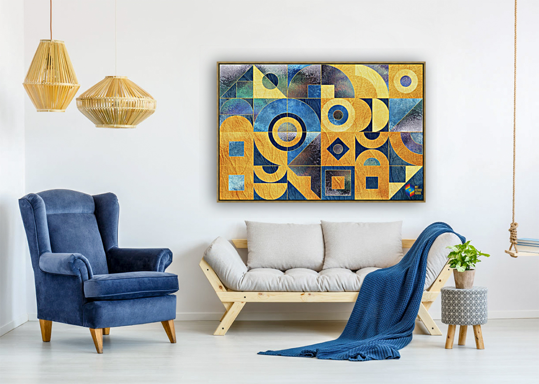 Geometric - Natures Regrowth II Art