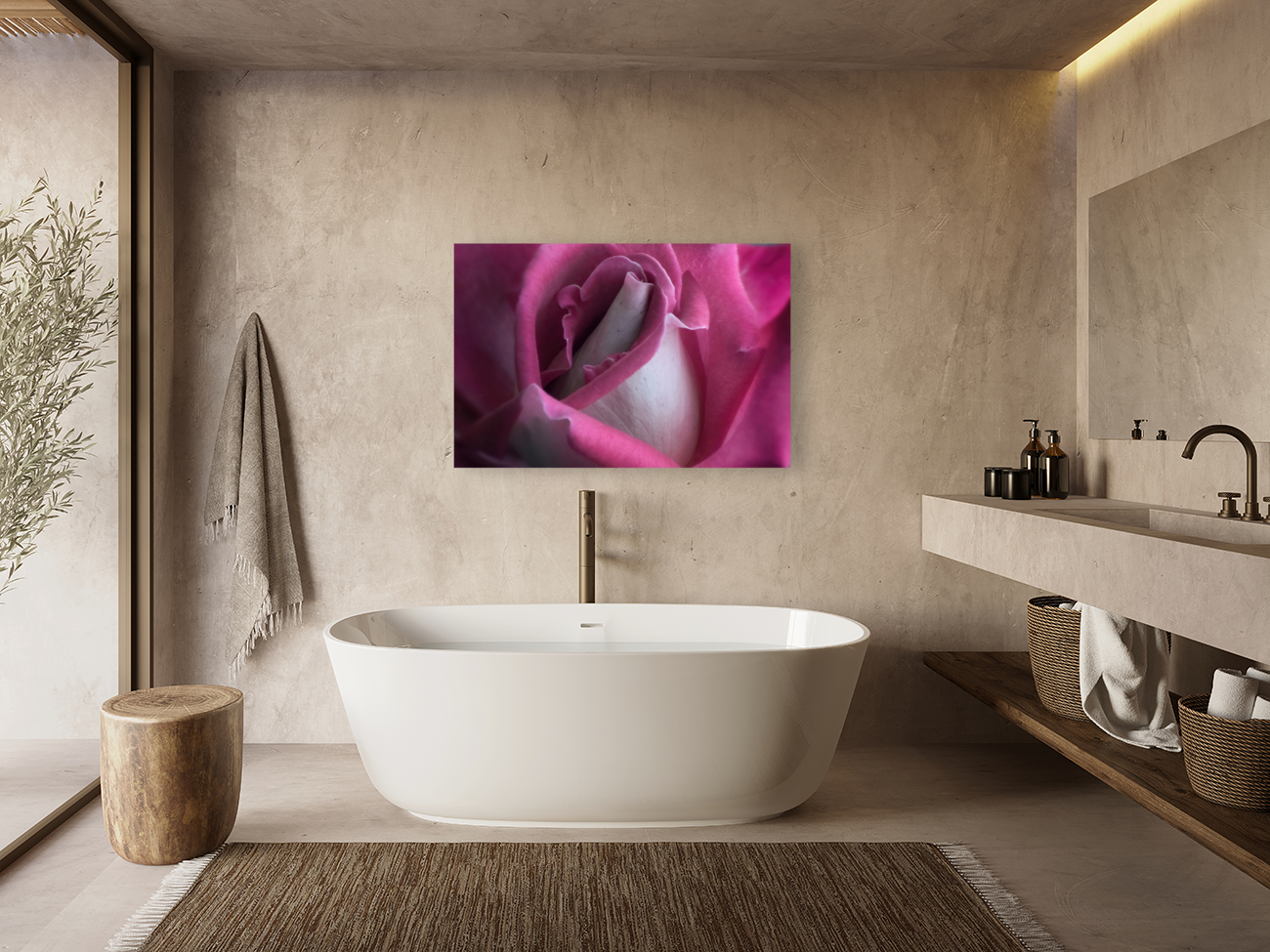 A PINK ROSE Art