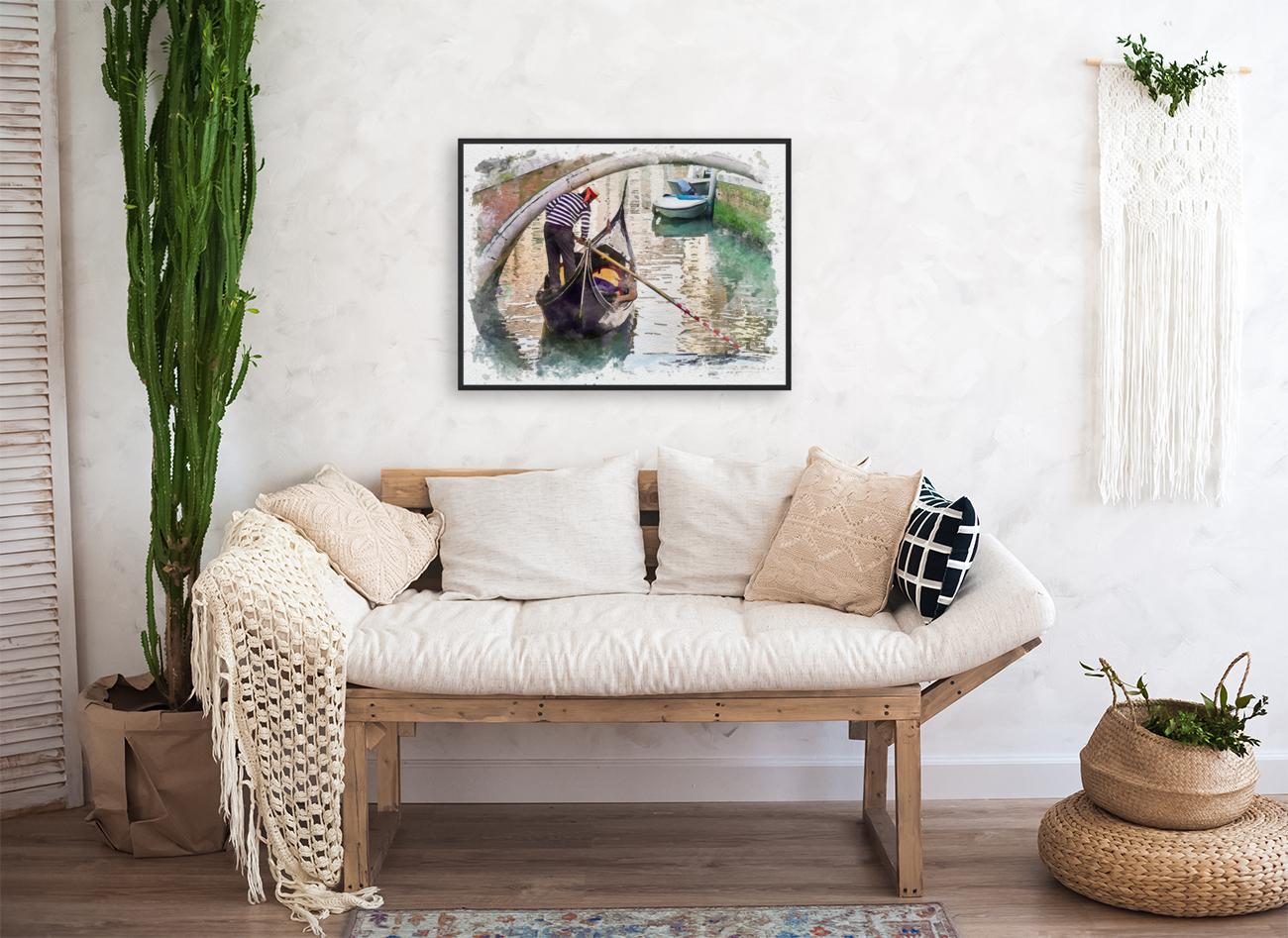 VENICE GONDOLIER Art