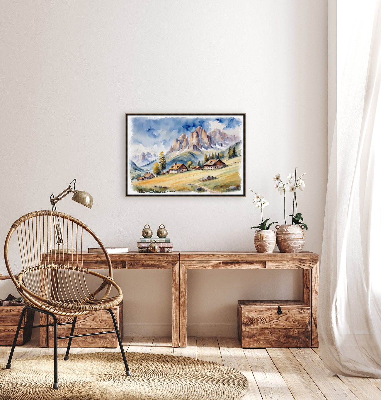 DOLOMITE LANDSCAPE Art
