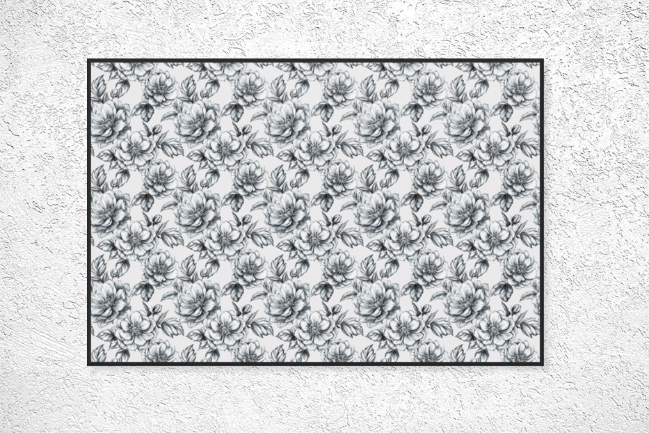 SEAMLESS FLORAL PATTERN  4 Art