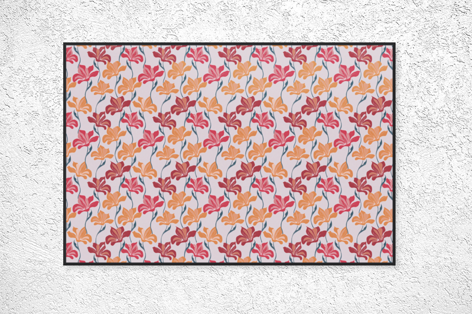 SEAMLESS FLORAL PATTERN  6 Art