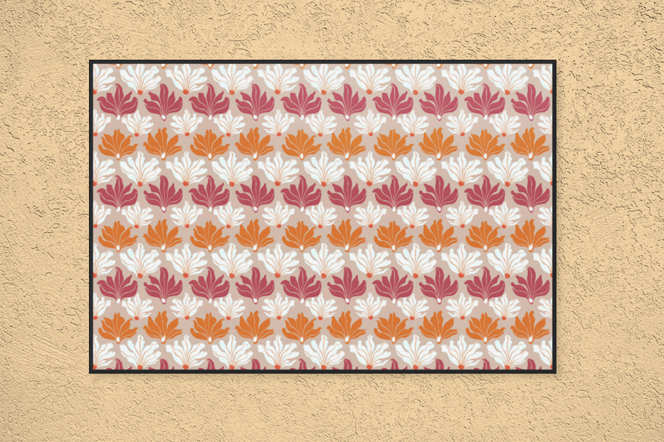 SEAMLESS FLORAL PATTERN  7 Art