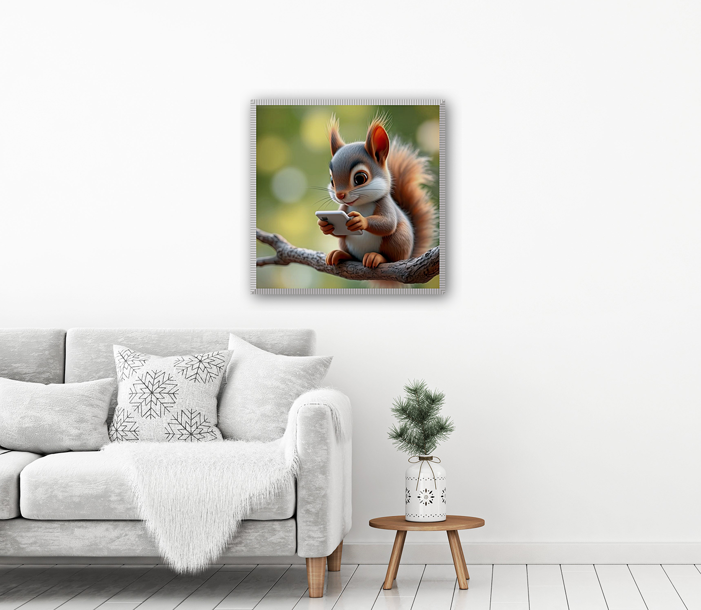 SQUIRREL WITH SMARTPHONE 2 Art
