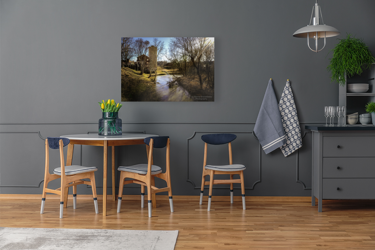 Farmville Grain Mill on the Appomattox River Art