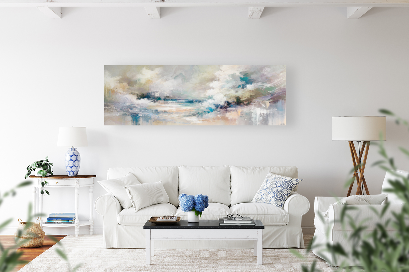 Spring Mist - Abstract Art Art