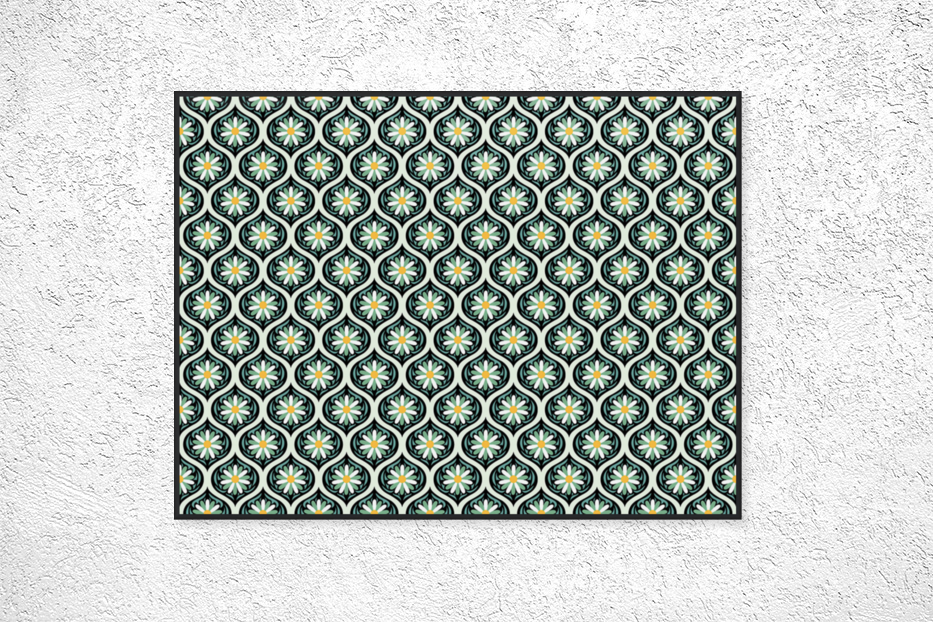 SEAMLESS FLORAL PATTERN 16 Art