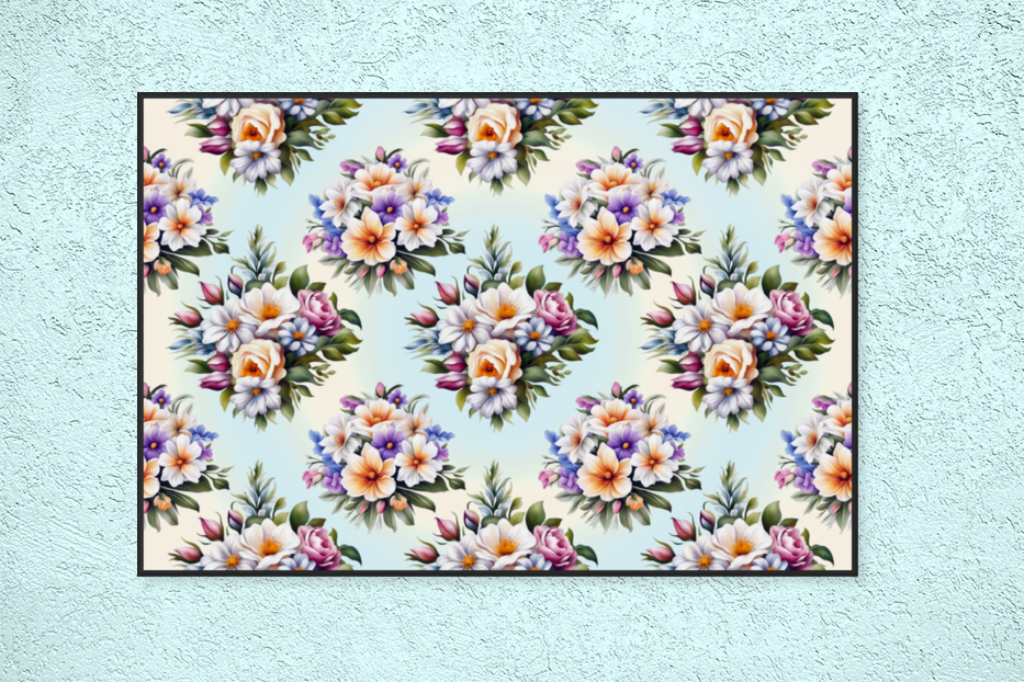 SEAMLESS FLORAL PATTERN  18 Art
