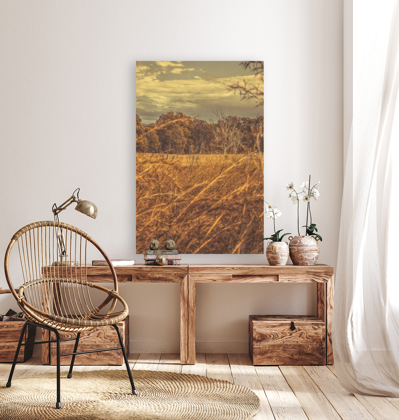 Wind And Fall Fields Art
