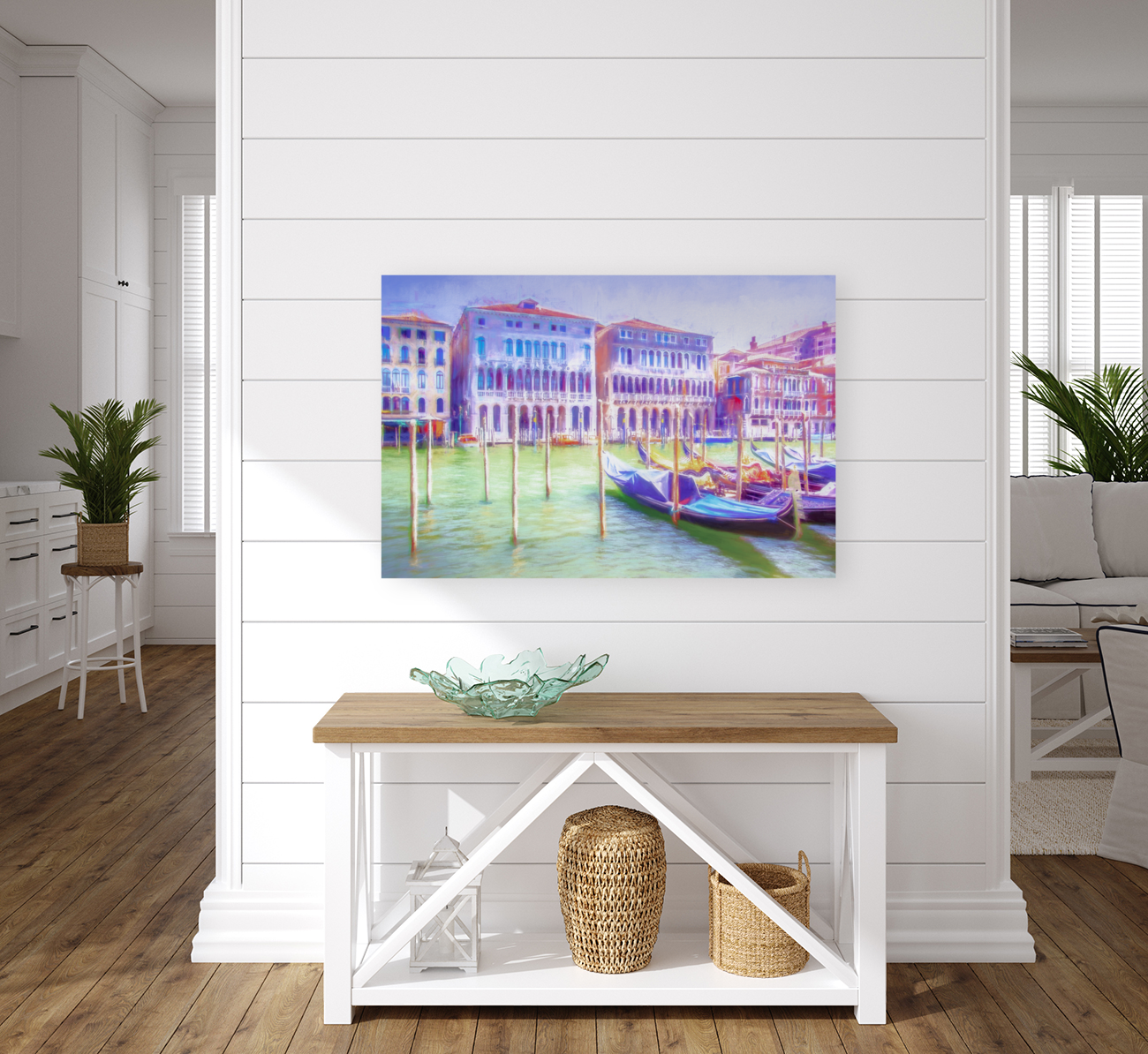 Venice Grand Canal Gondolas Art