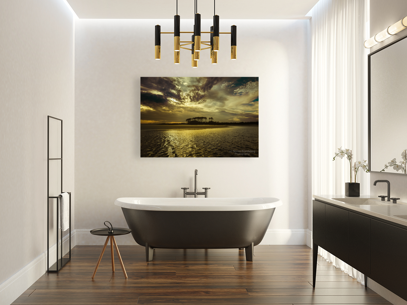 Myrtle Beach Intracoastal Waterway Sunset Art