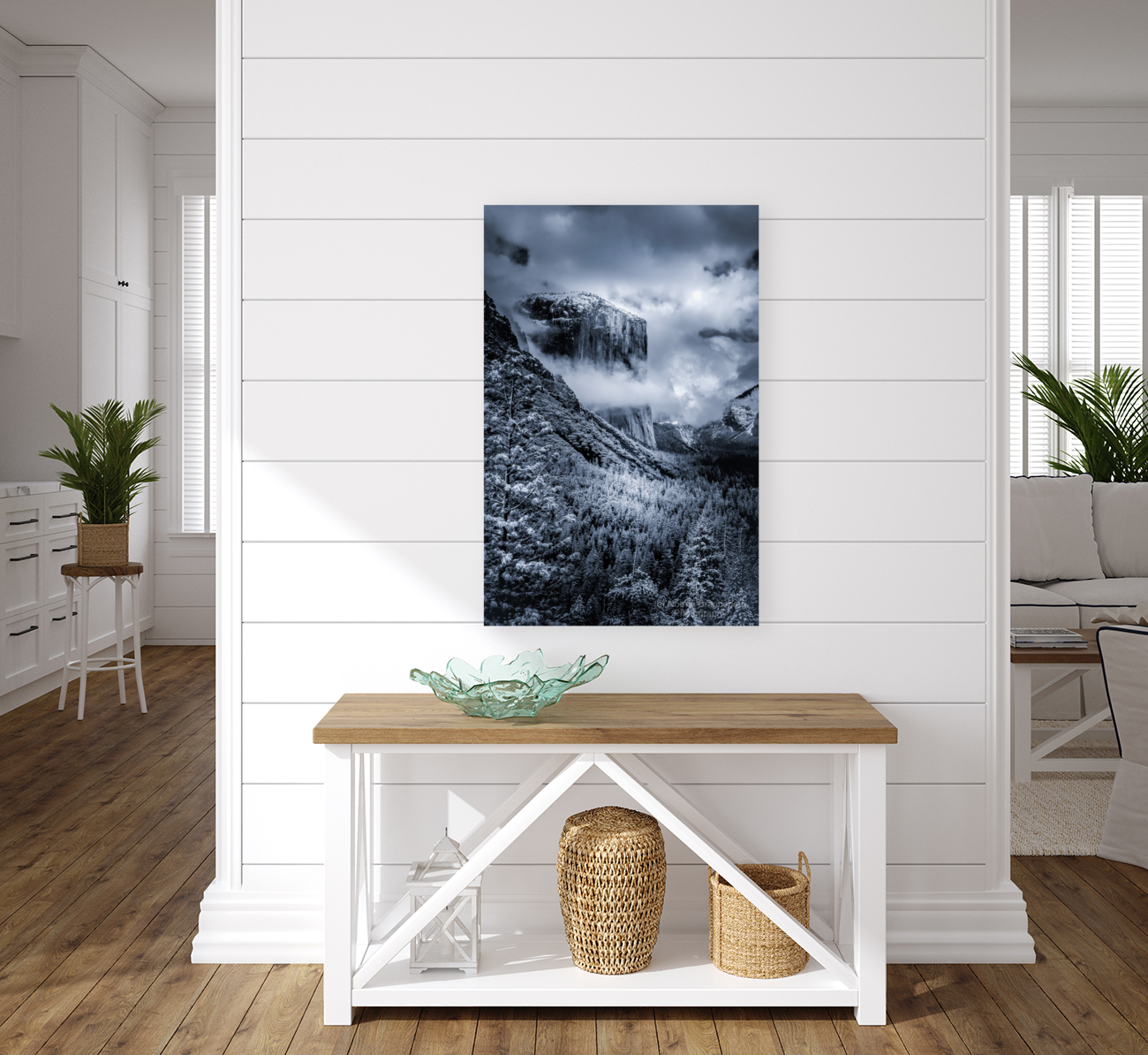 Yosemite El Capitan in Blue Art