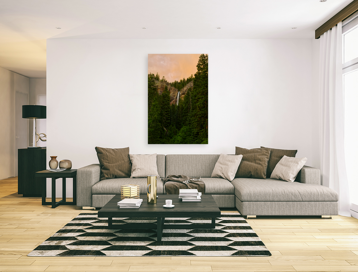 Treasure Falls Sunset Vertical Art