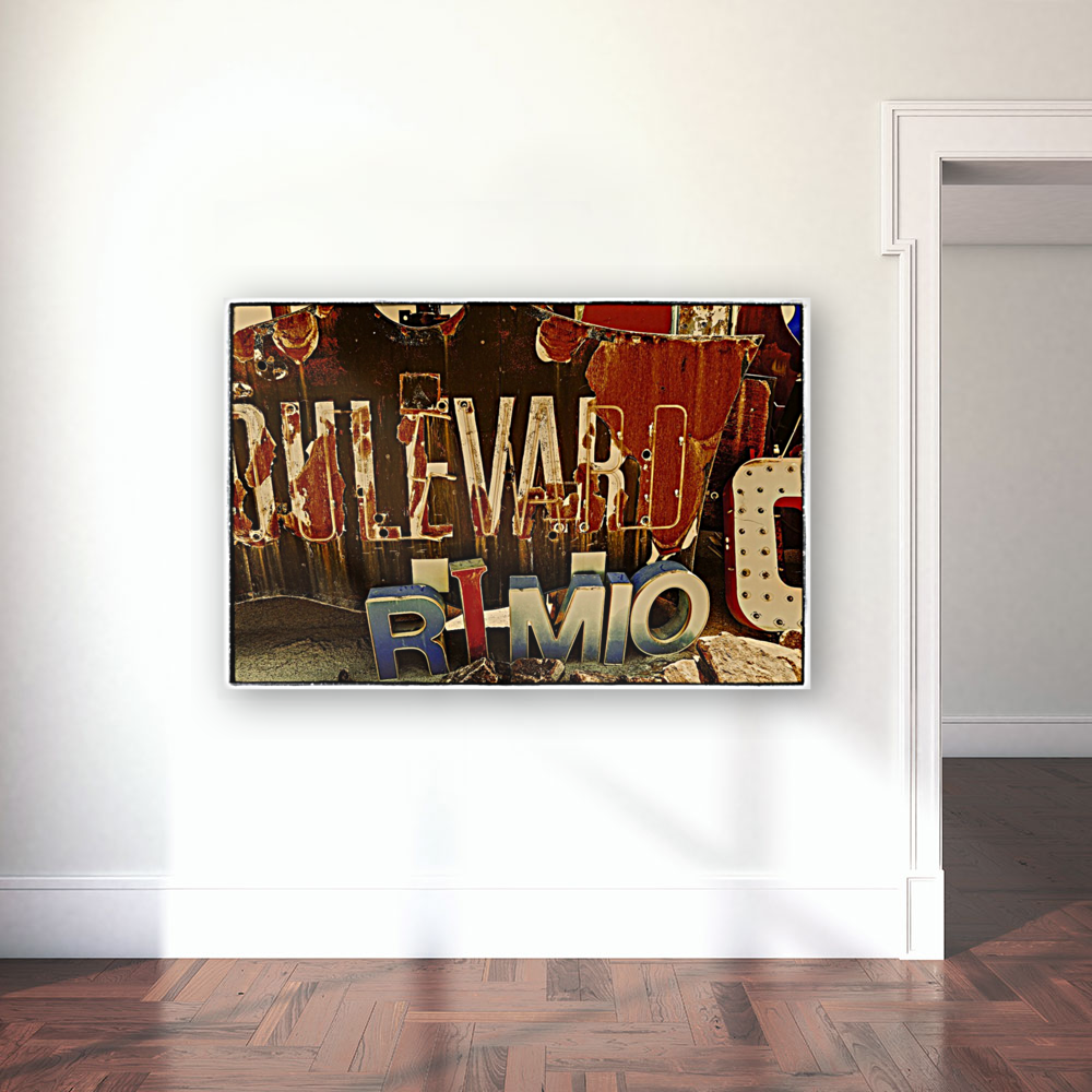 Rusty Boulervard Sign Art