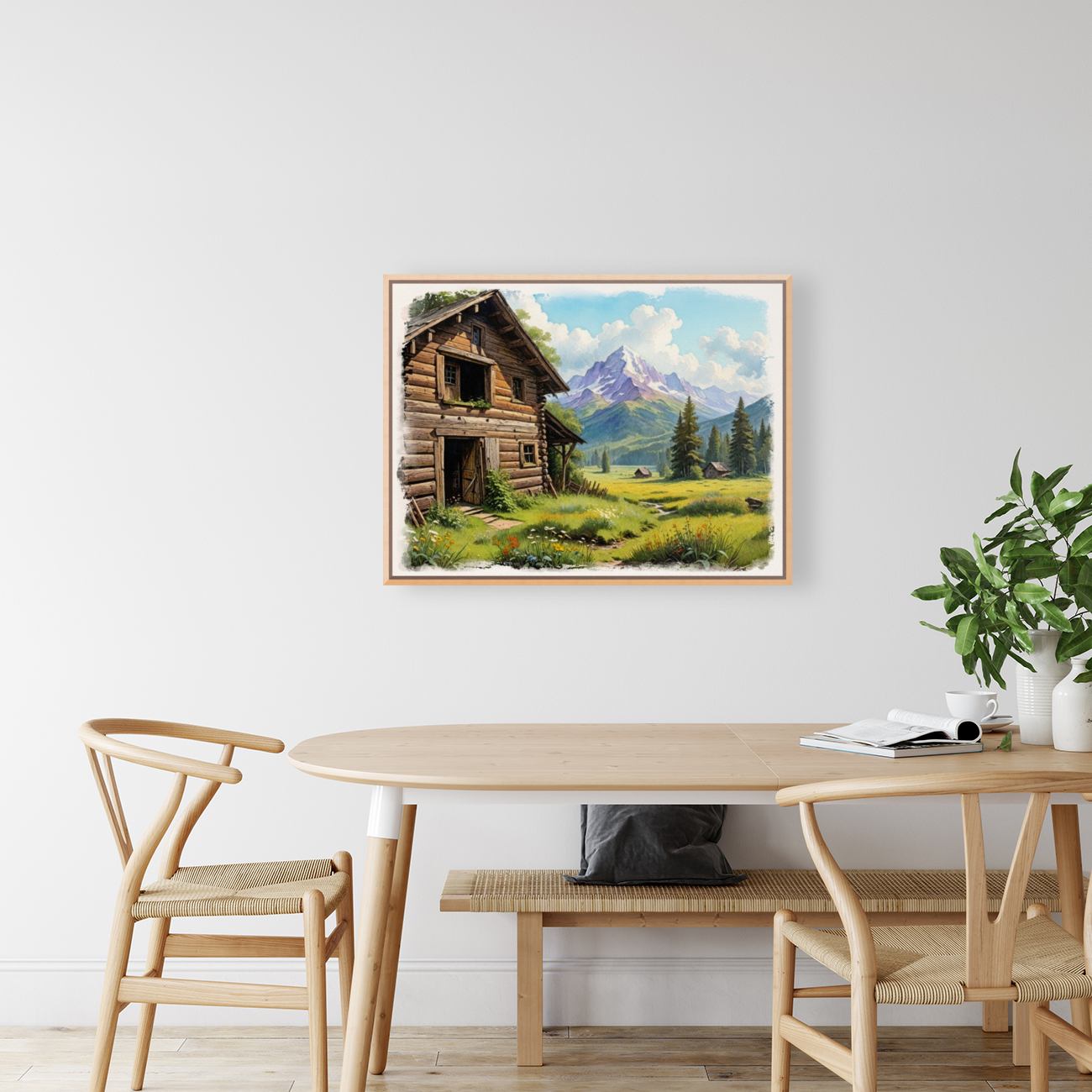 OLD MOUNTAIN CABIN Art
