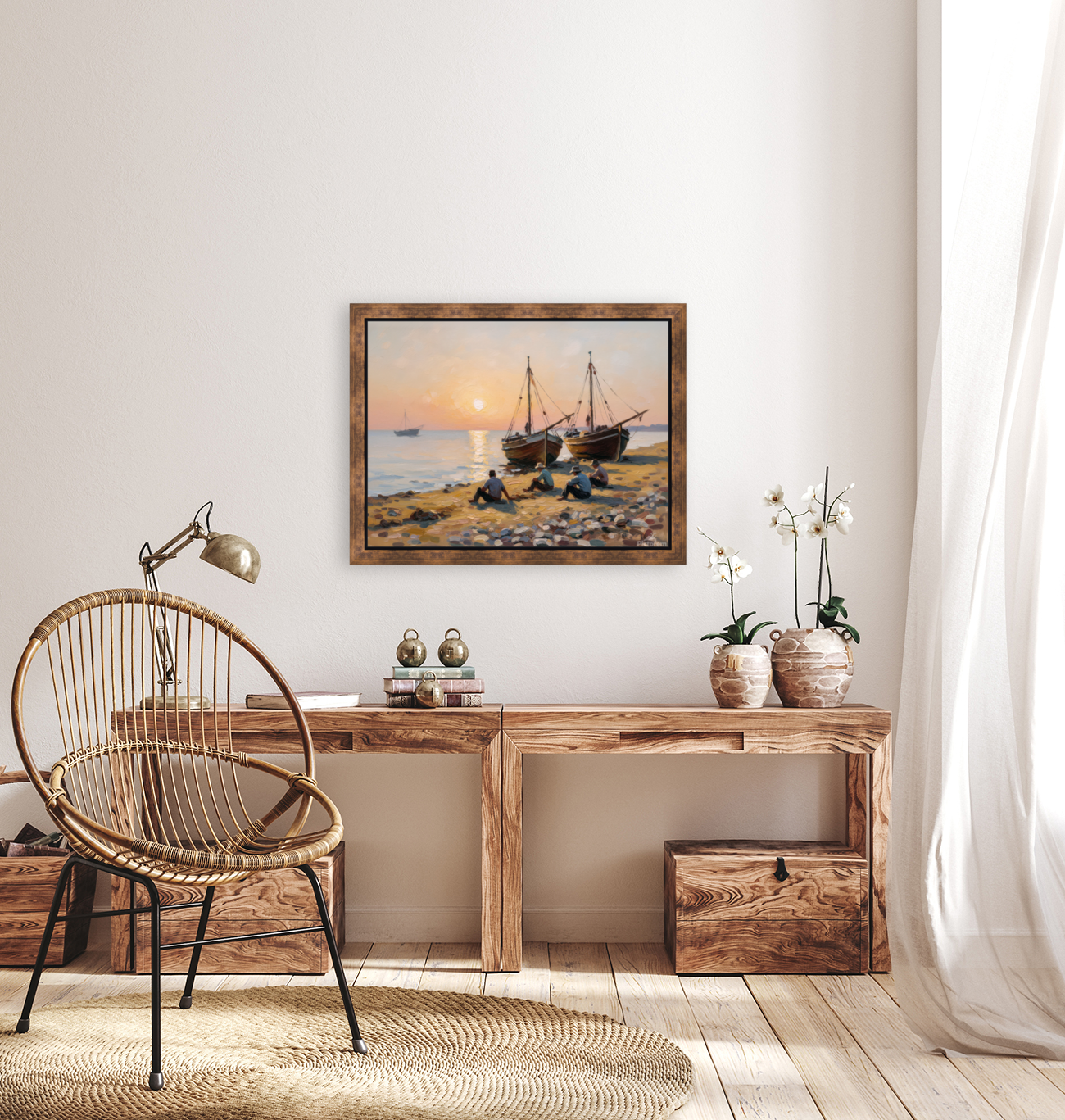 WAITING FOR THE EVENING Art