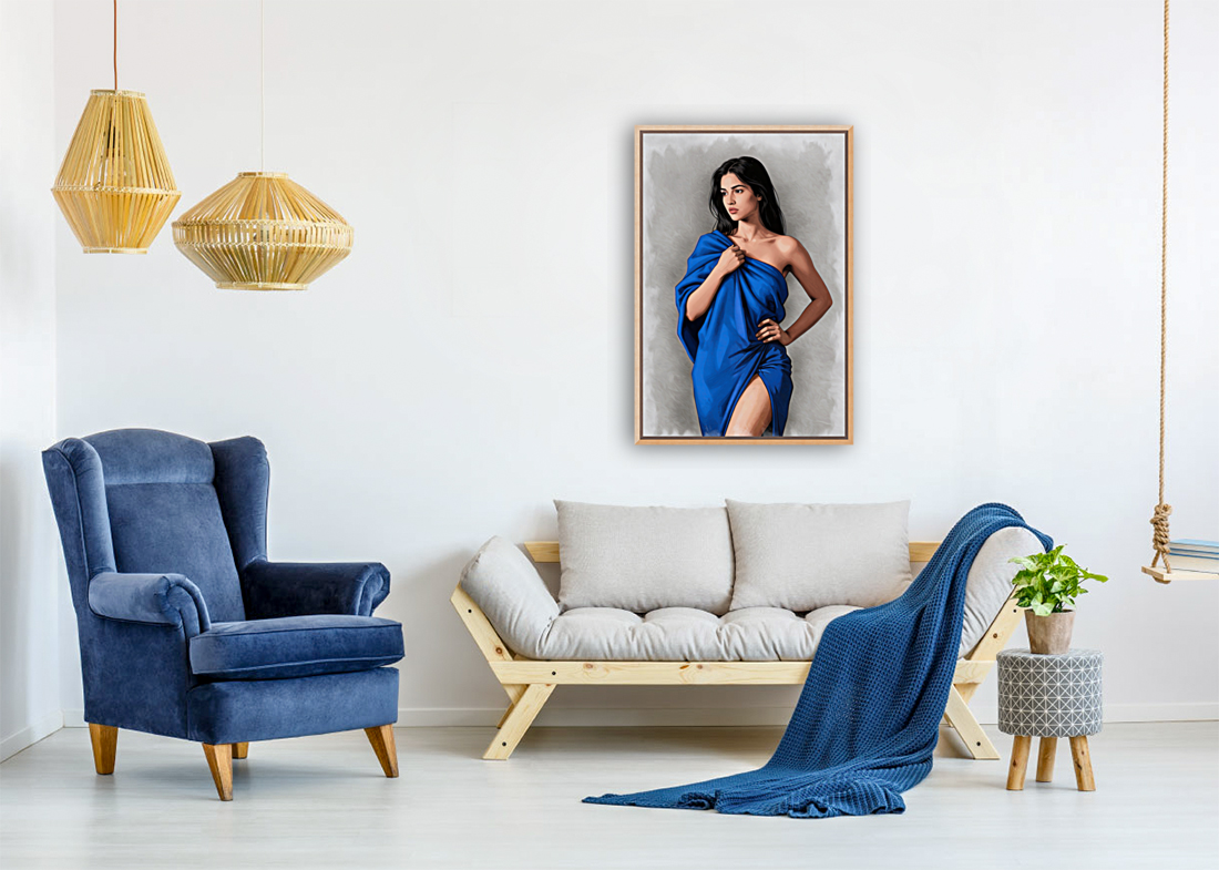 BLUE FABRIC Art