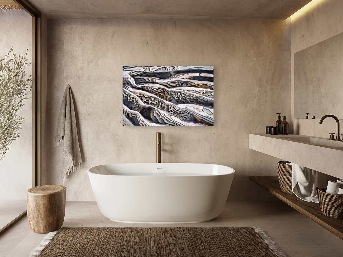 FOLDS IN SPACE TIME Art