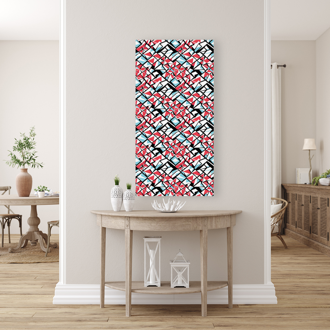 SEAMLESS ABSTRACT VERTICAL PATTERN  Art