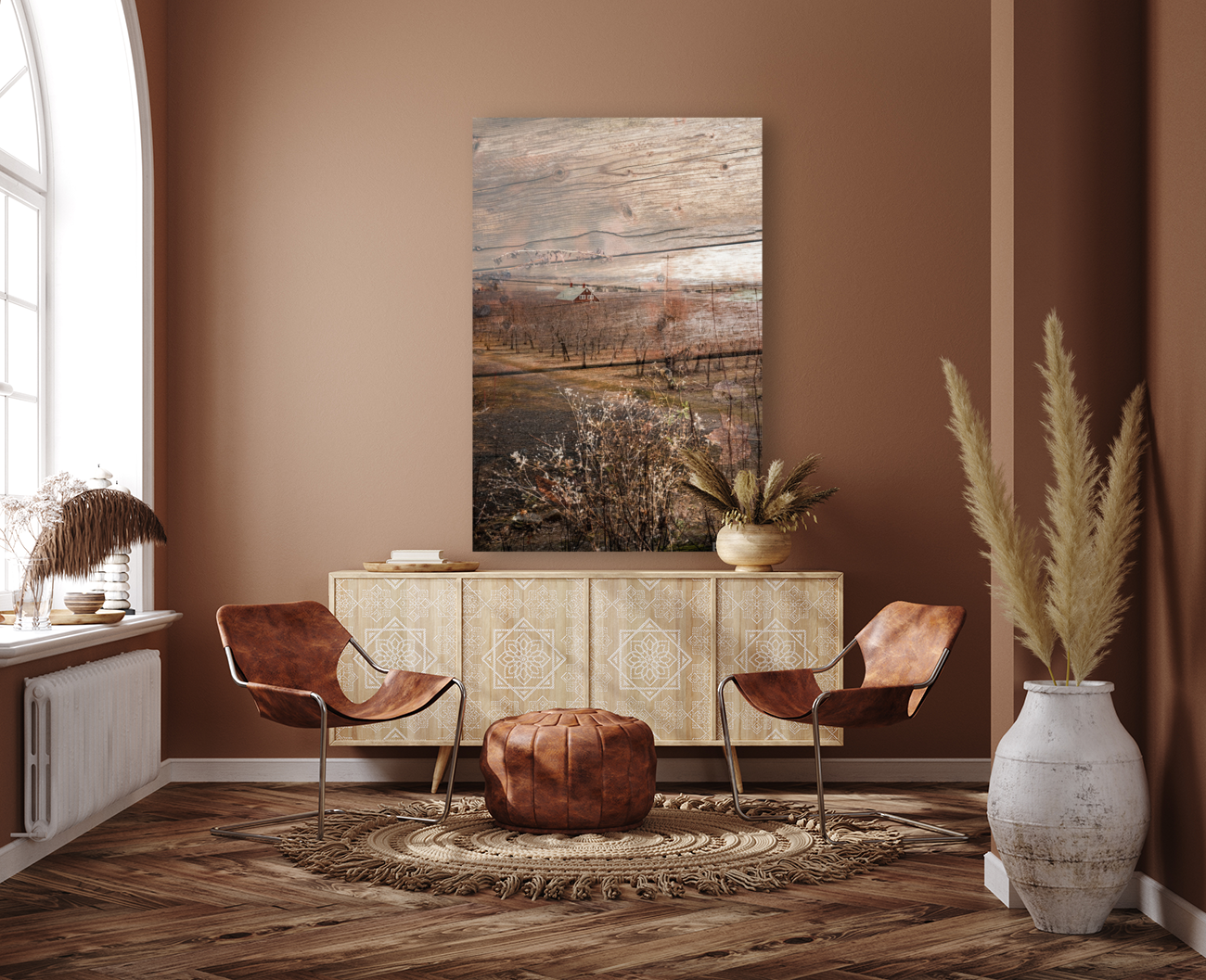 Verger rouge  Art