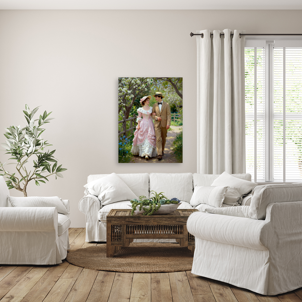 A STROLL FOR TWO LOVERS Art