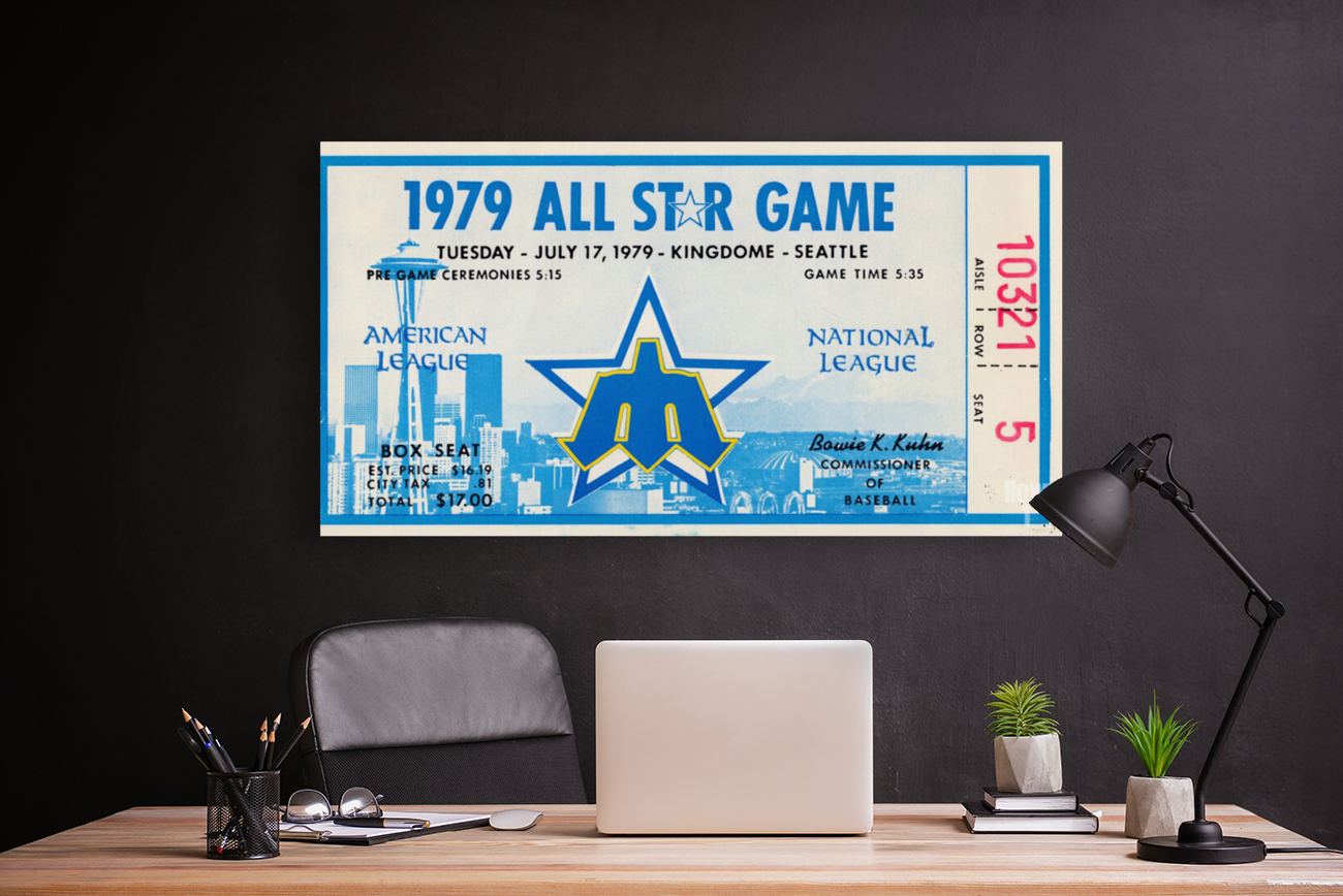 1979 Major League All-Star Game Seattle Art